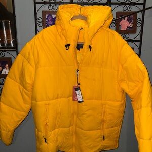 Tommy Hilfiger Yellow Puffer Jacket
